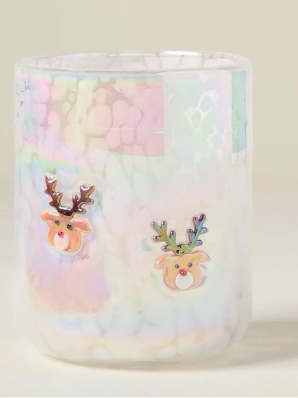 ❤️ NWT Reindeer Juice Glass - LAST ONE!